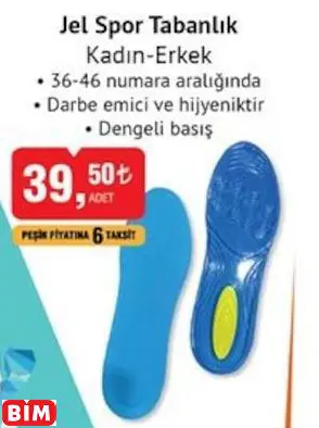JEL SPOR TABANLIK